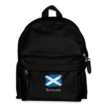 Scotland Grunge Flag - Kinder Rucksack - Schwarz - Vorne