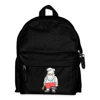Koch Koch Pfanne Kochen - Kinder Rucksack - Schwarz - Vorne