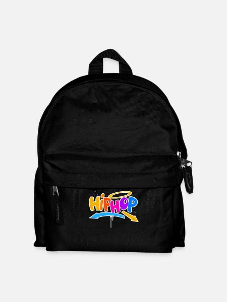 Hip Hop - Kinder Rucksack - Schwarz