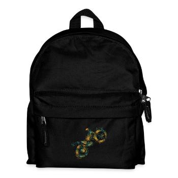 Trial motorcycle - Kids' Backpack - black - Front