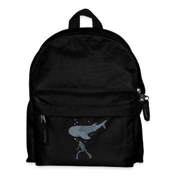 Whale Shark Freediver - Kids' Backpack - black - Front