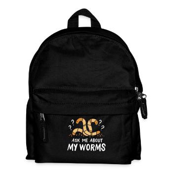 Worms Worm builders - Kids' Backpack - black - Front