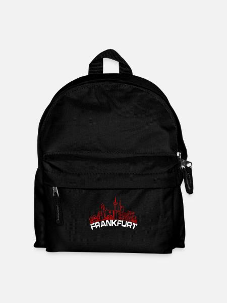 Frankfurt Skyline - Kinder Rucksack - Schwarz