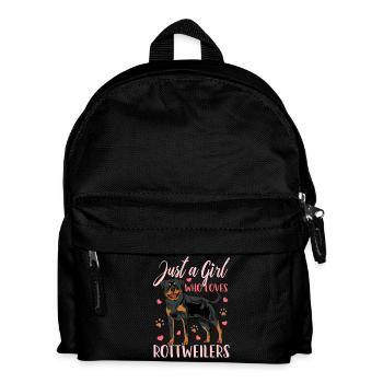 Rottweiler - Kids' Backpack - black - Front