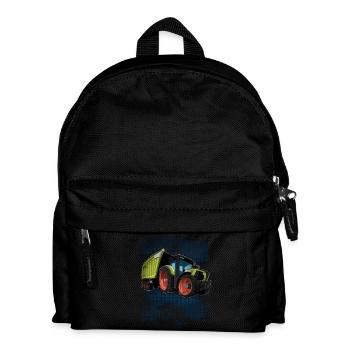 tractor - Kids' Backpack - black - Front