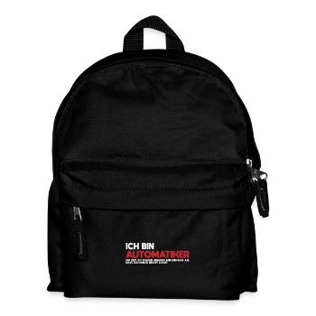 Ich bin Automatiker Tech-Statement - Kinder Rucksack - Schwarz - Vorne