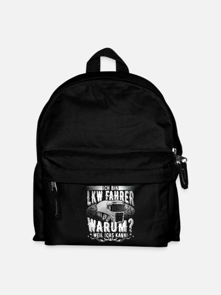 Lkw Fahrer - Kinder Rucksack - Schwarz