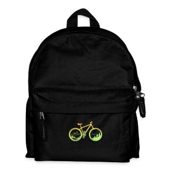 Mountainbike - Kinder Rucksack - Schwarz - Vorne