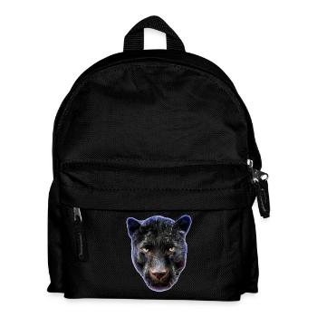 Aurora Panther Porträt-T-Shirt - Kinder Rucksack - Schwarz - Vorne