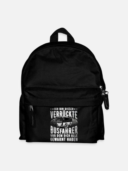 Busfahrer - Kinder Rucksack - Schwarz