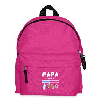 expectant father - dad is loaded - Kids' Backpack - fuchsia - Front