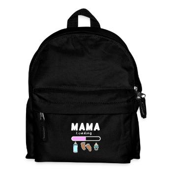 expectant mother - mom is loading - Kids' Backpack - black - Front