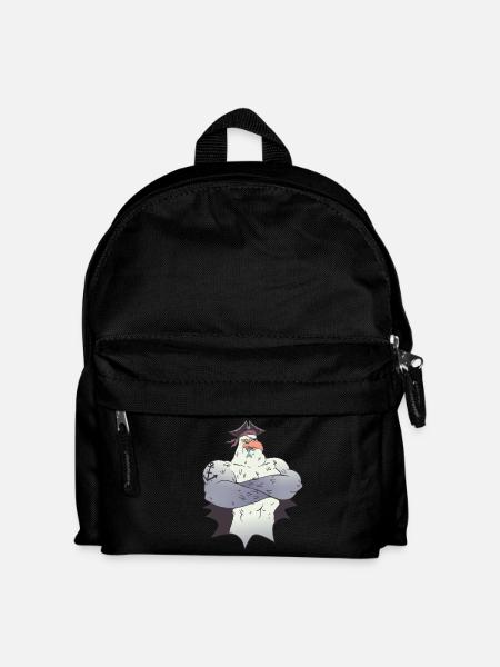 Piraten Möwe Meer Hafen Kapitän Seefahrt Schiff - Kinder Rucksack - Schwarz