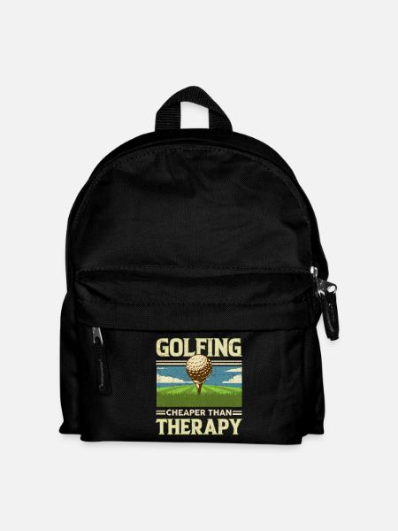 Golf - Kinder Rucksack - Schwarz