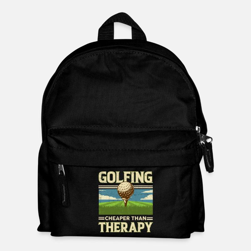 Golf - Kinder Rucksack - Schwarz