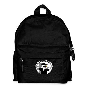 You Can Call Me Master Master Lächelnder Absolvent - Kinder Rucksack - Schwarz - Vorne