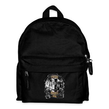 Schach - Kinder Rucksack - Schwarz - Vorne