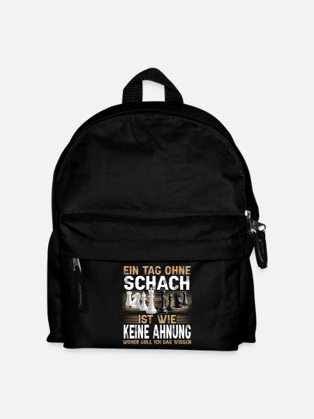 Schach - Kinder Rucksack - Schwarz