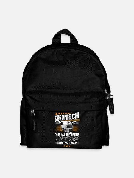 Lkw Fahrer - Kinder Rucksack - Schwarz