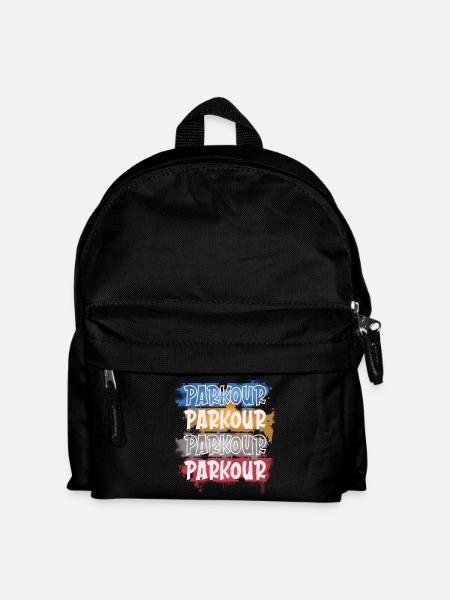 Parkour - Kinder Rucksack - Schwarz