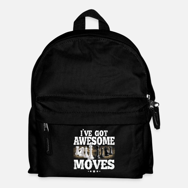 Schach - Kinder Rucksack - Schwarz