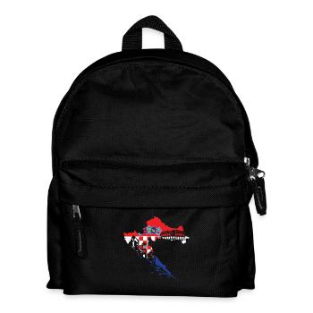 Kroatien Flagge - Kinder Rucksack - Schwarz - Vorne