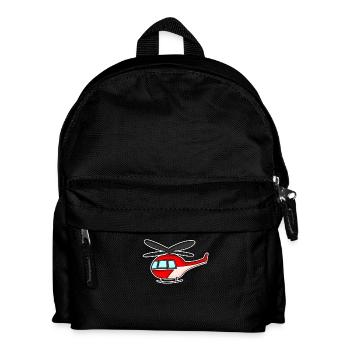 Hélicoptères de pompiers - Sac à dos Enfant - noir - Devant