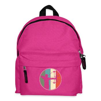 Archery Archery Retro - Kids' Backpack - fuchsia - Front