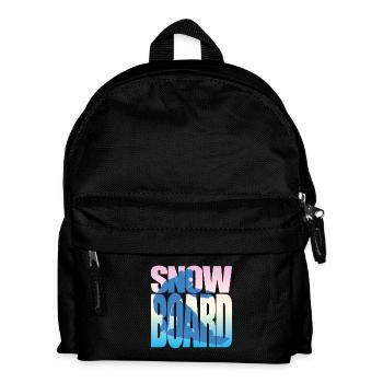 Cadeau de snowboard pour un snowboarder - Sac à dos Enfant - noir - Devant