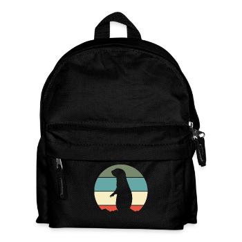 Prairies retro - Sac à dos Enfant - noir - Devant