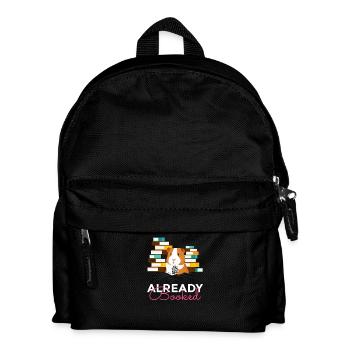 Already Booked Ein Super Süßes Meerschweinchen - Kinder Rucksack - Schwarz - Vorne