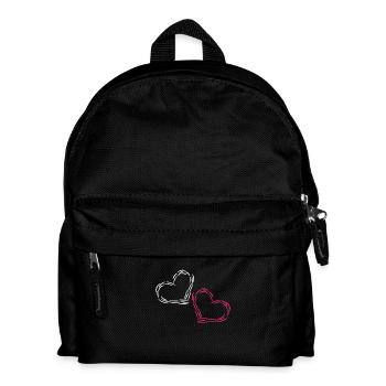 Cœur de cœur - Sac à dos Enfant - noir - Devant