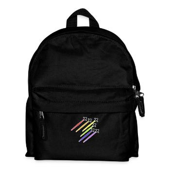 LGBT Plane - Kids' Backpack - black - Front