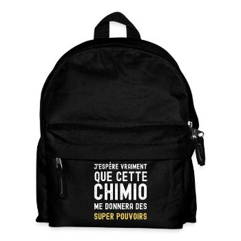 Humour de survie – Espérer des super-pouvoirs - Sac à dos Enfant - noir - Devant