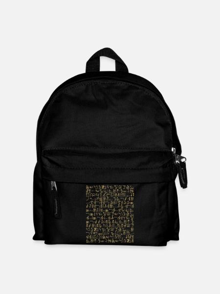 Hieroglyphics - Kids' Backpack - black