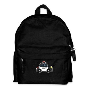 Voiture de police - Sac à dos Enfant - noir - Devant