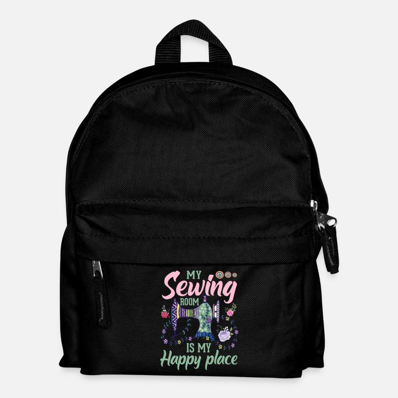 Nähen - Kinder Rucksack - Schwarz