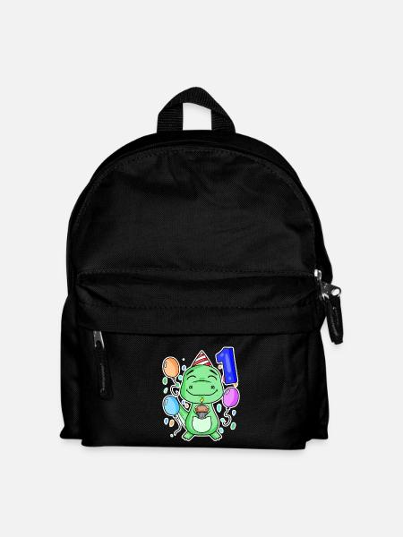 1. Geburtstag - 1 Jahr alt - Kinder Rucksack - Schwarz