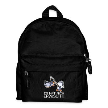 Es Hat Mich Erwischt! Junggesellenabschied - Kinder Rucksack - Schwarz - Vorne