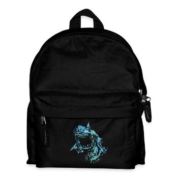 shark - Kids' Backpack - black - Front