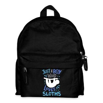 Paresseux paresseux amateurs - Sac à dos Enfant - noir - Devant
