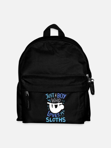 Sloths Sloth Lovers - Kids' Backpack - black