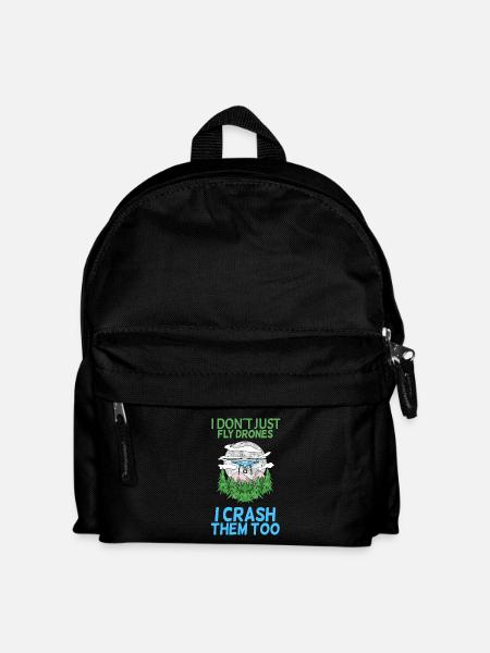 Drohne - Kinder Rucksack - Schwarz