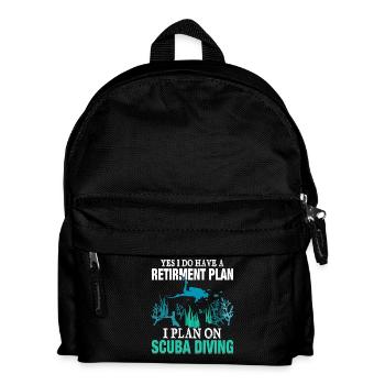 Plongée sous-marine - Sac à dos Enfant - noir - Devant