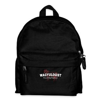 Wagyulogist Wagyu Beef GrillMaster Japan Steak - Kids' Backpack - black - Front