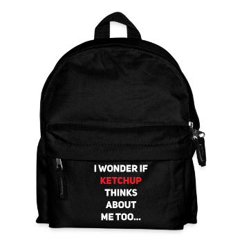 Ketchup Spice Tomato Sauce Ketchup Lovers - Kids' Backpack - black - Front