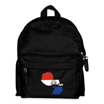 Paraguay Flagge - Kinder Rucksack - Schwarz - Vorne