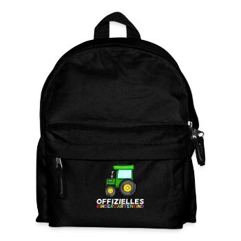 Kindergarten Kindergartenkind - Kinder Rucksack - Schwarz - Vorne