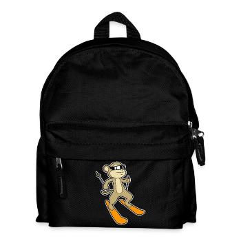 Ski Singe Skieur - Sac à dos Enfant - noir - Devant