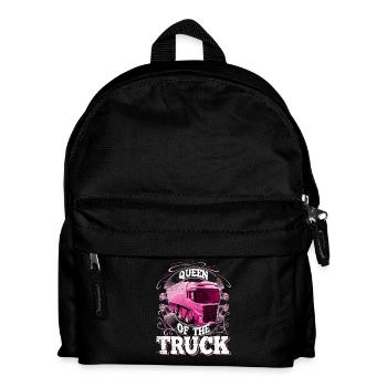 truck driver - Kids' Backpack - black - Front